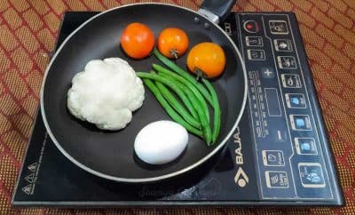cooking with an induction cooktop