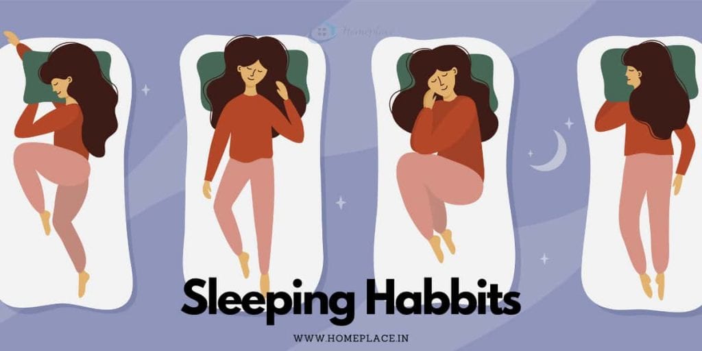 sleeping style and habbits on mattress