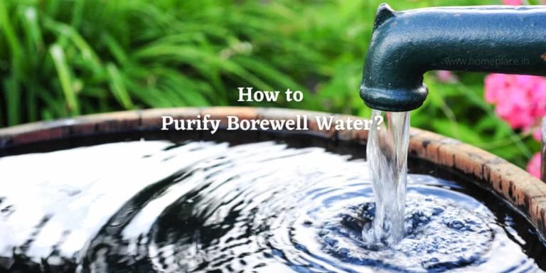how to purify borewell water