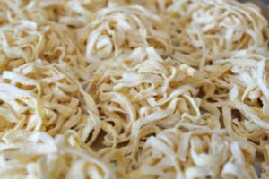 noodles tossed with cornflour