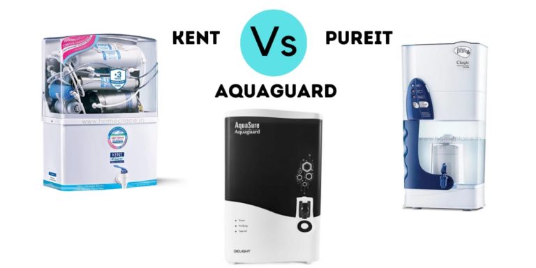 Kent vs. Pureit vs. Aquaguard Water Purifiers