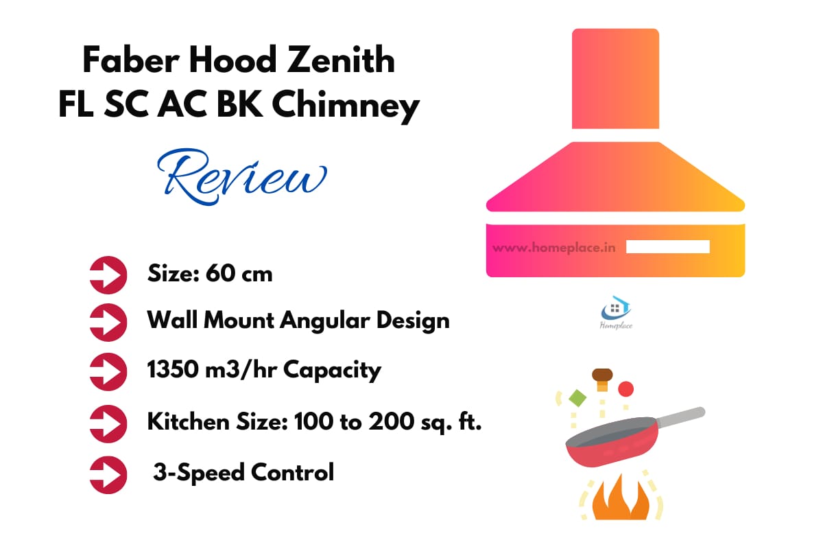Faber Hood Zenith FL SC AC BK 60 Cm 1350 M³HR Auto-Clean Angular Chimney Review
