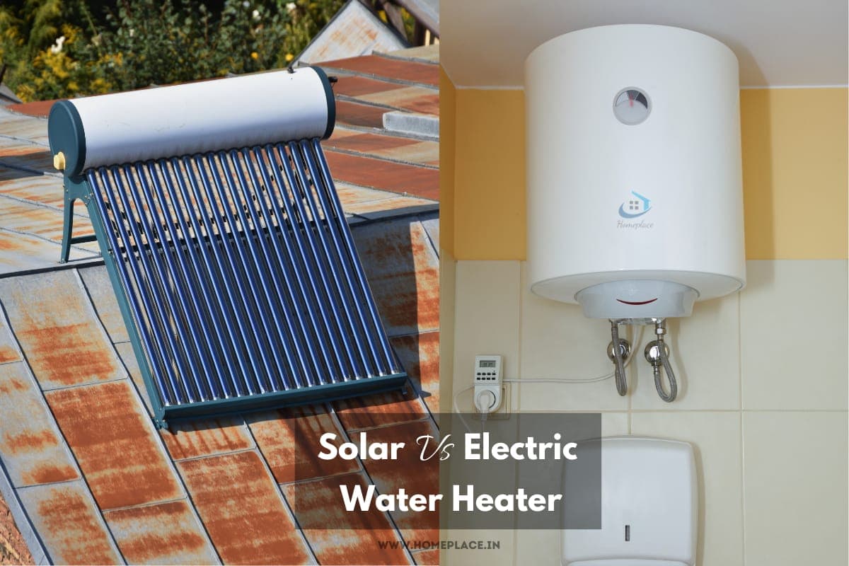 solar water heater vs electric geyser comparison and differences