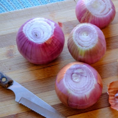 Onions for Cleaning burnt stains
