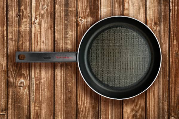 a frying pan for cooking