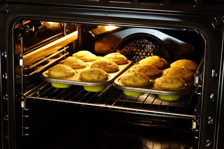 baking muffins in OTG oven